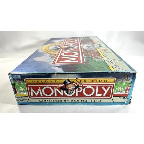 Monopoly Deluxe Edition 1995 Parker Brothers Vintage Board Game - Picture 11 of 14